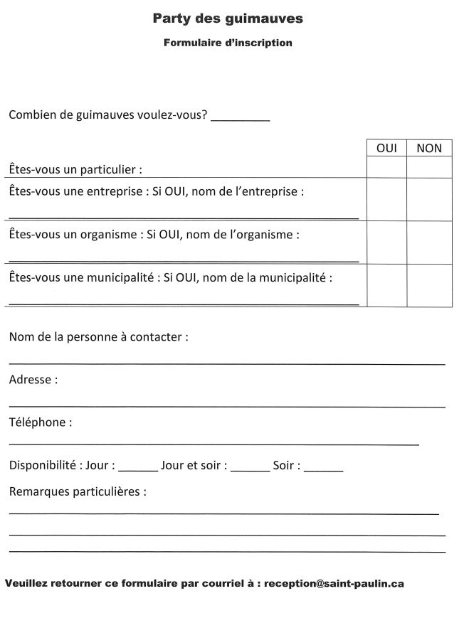 capture formulaire party de guimauves 2023